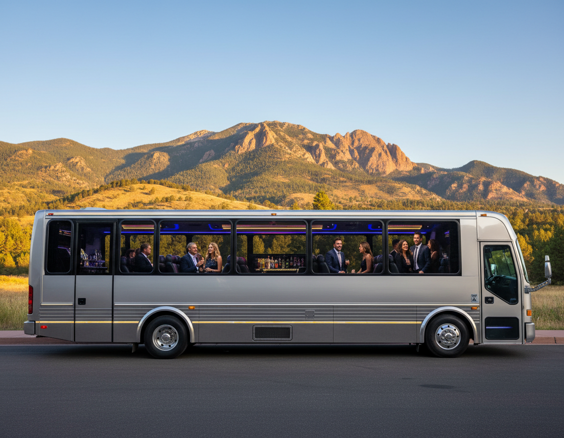 Arvada party bus and bus charter